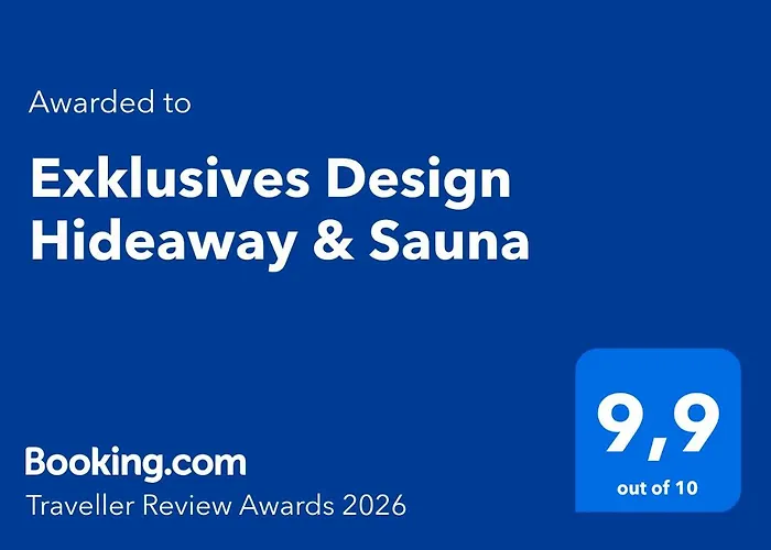 Exklusives Design Hideaway & Sauna *